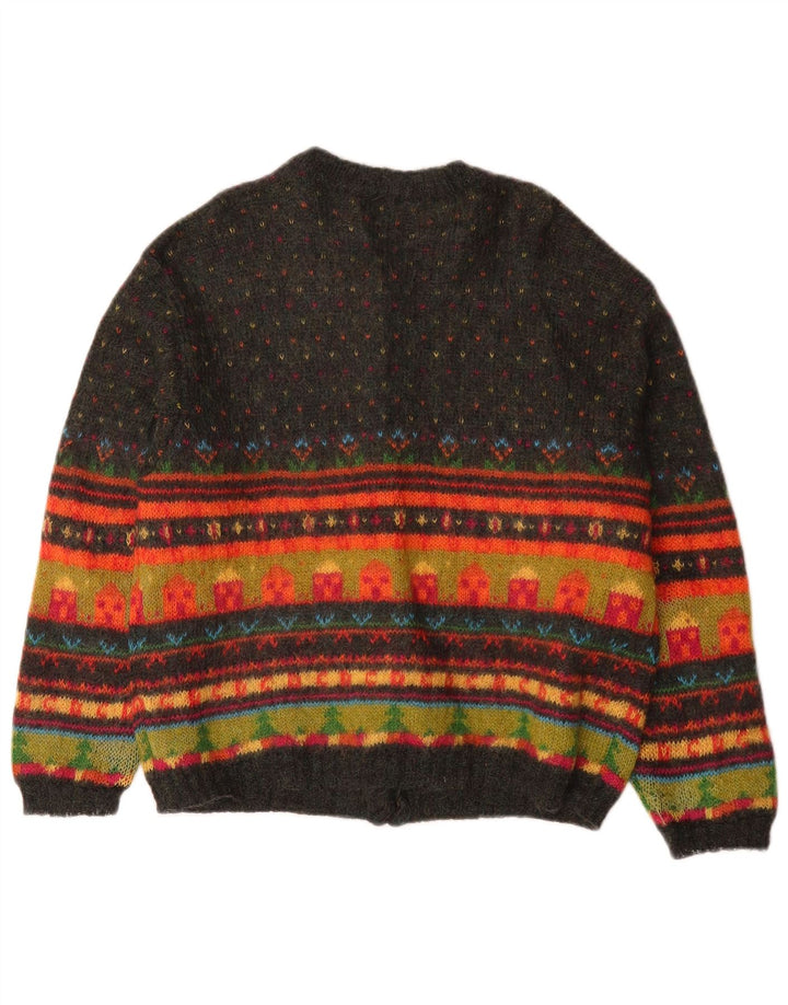 Sweter damski Benetton UK 14 Medium wielokolorowy Fair Isle