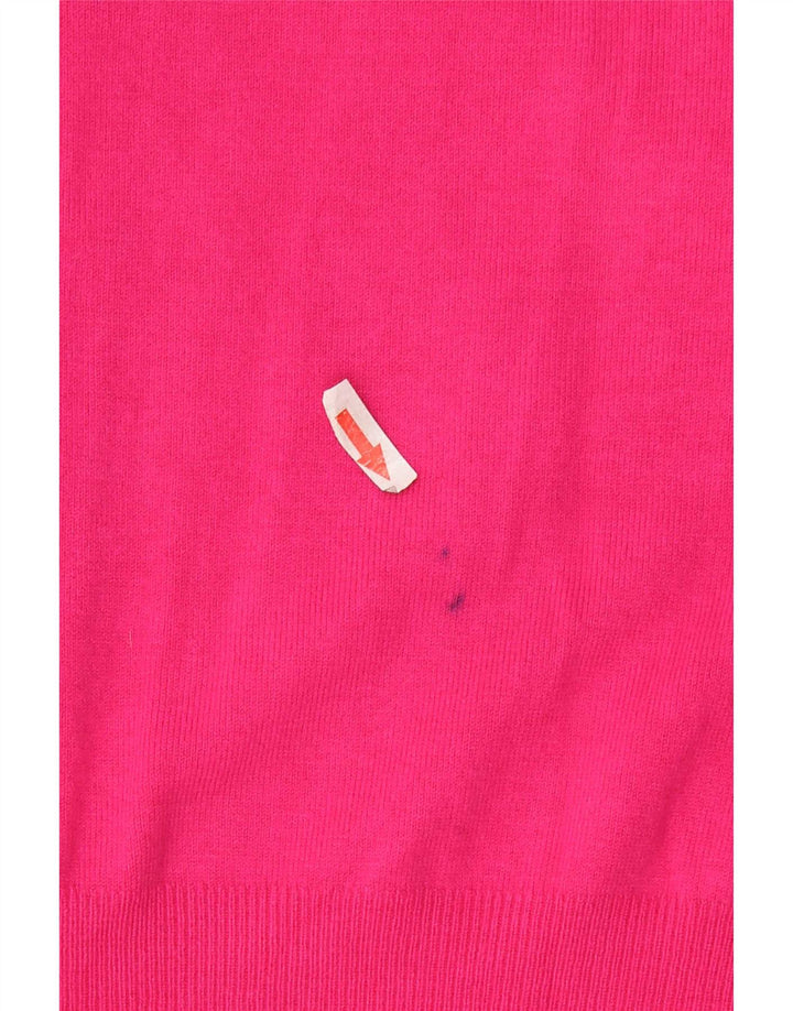 Marks & Spencer Damski sweter kardigan UK 16, duży, różowy, wiskoza