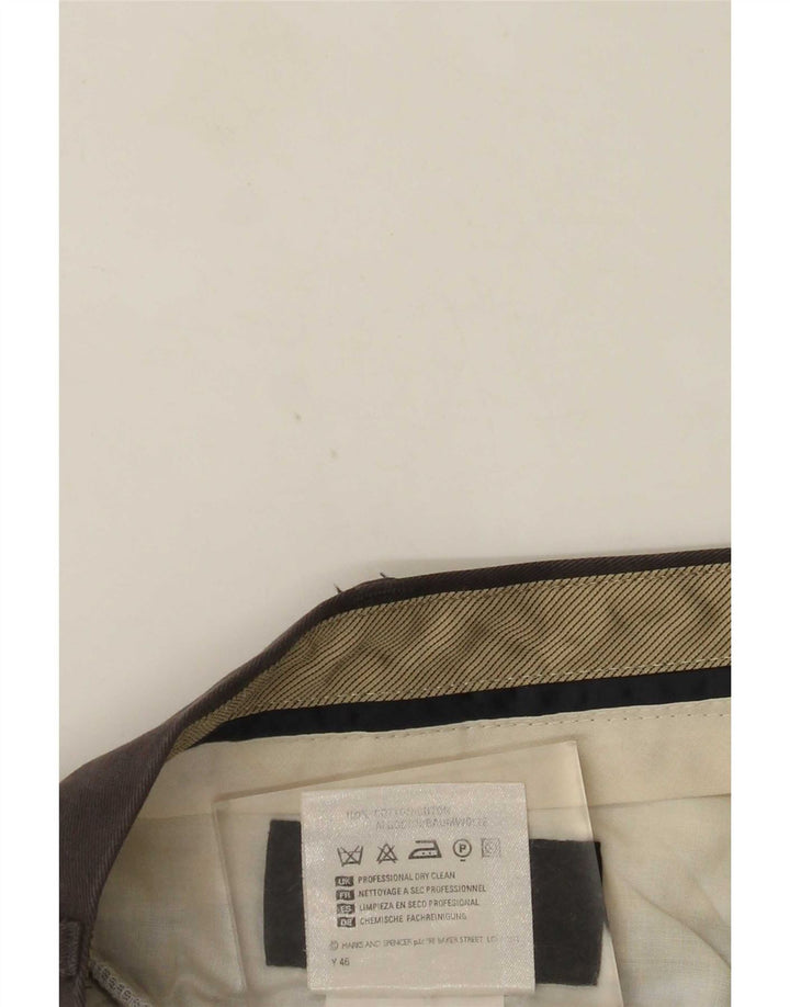 Męskie spodnie Chino Marks & Spencer St. Michael Straight W36 L31 Szare