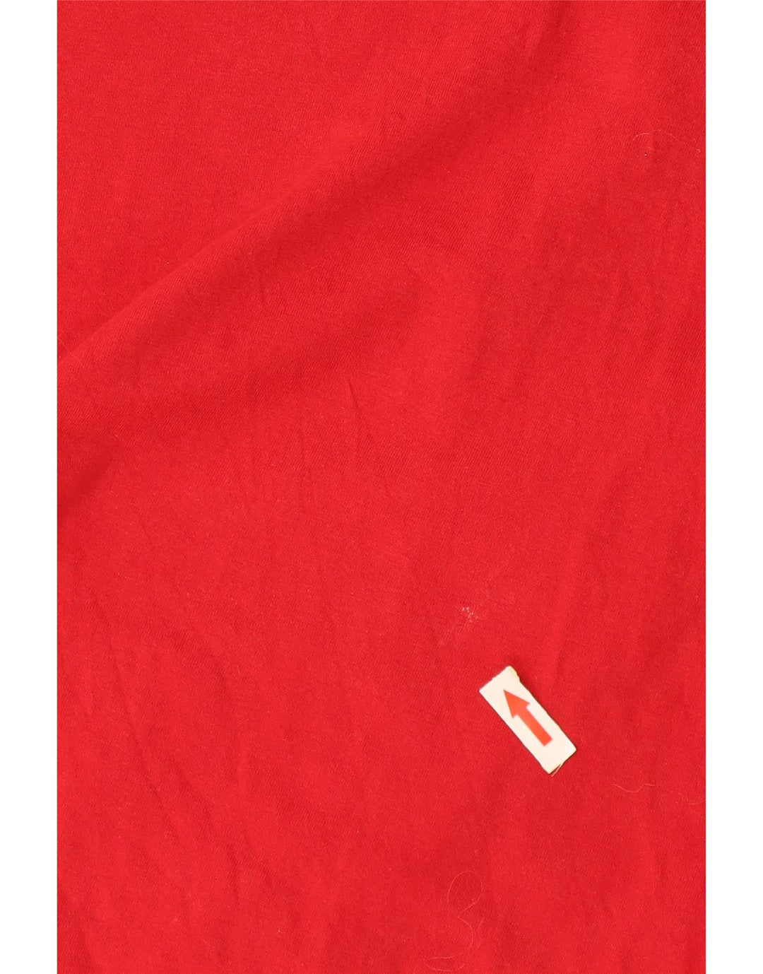 T-shirt męski Kappa, mały, czerwony, bawełniany