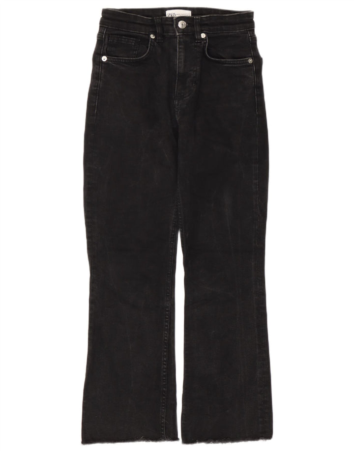 Damskie jeansy Bootcut Zara EU 36 XS W26 L25 Czarne