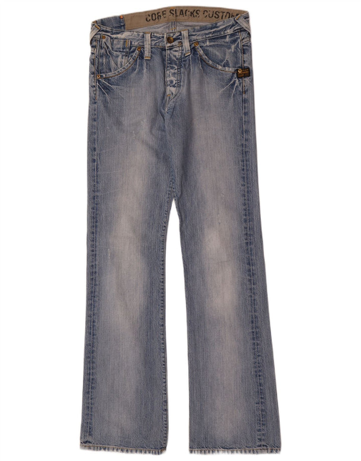 Męskie jeansy Bootcut G-Star w trudnej sytuacji W32 L36 Niebieska bawełna