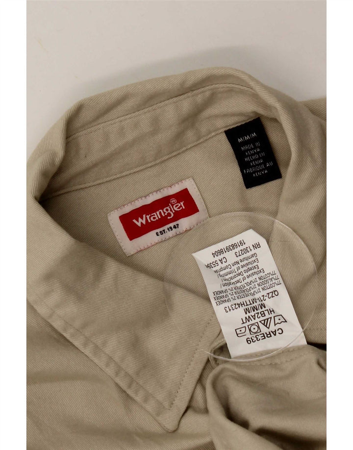 Koszula męska Wrangler, bawełniana, średnia, zielona
