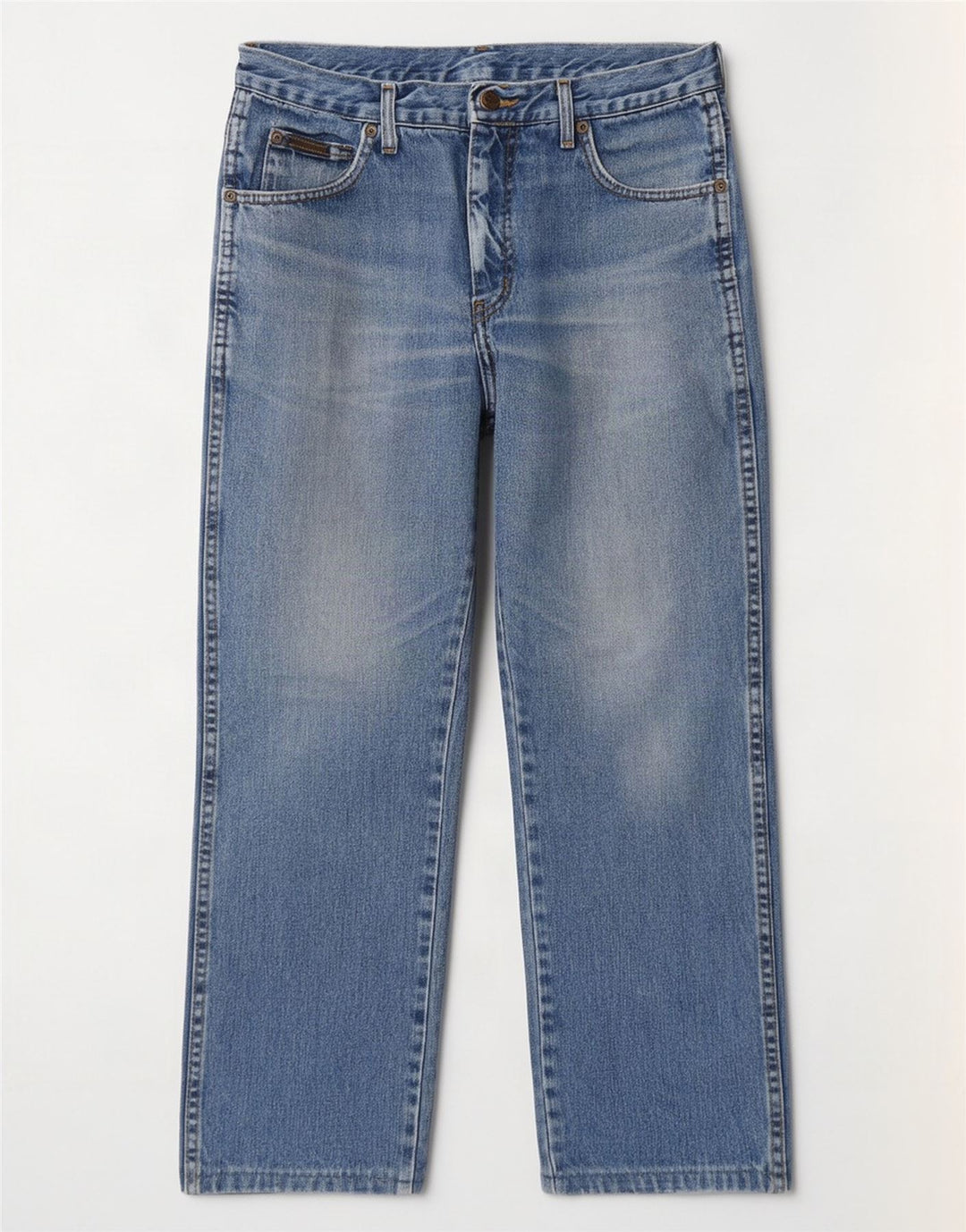 Męskie jeansy Wrangler Texas Straight W32 L27 Niebieskie, bawełniane