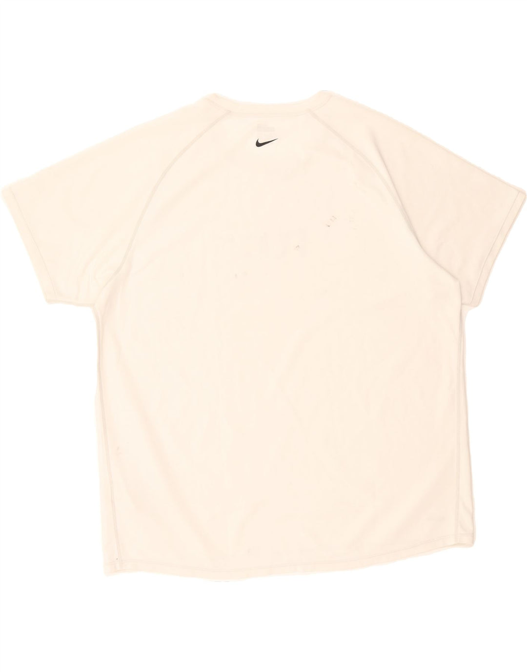 NIKE Mens T-Shirt Top UK 45/47 XL White Polyester Vintage Nike and Second-Hand Nike from Messina Hembry 