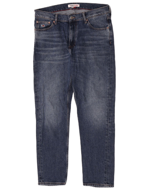 Męskie jeansy slim fit Tommy Hilfiger W32 L29 Niebieskie bawełniane
