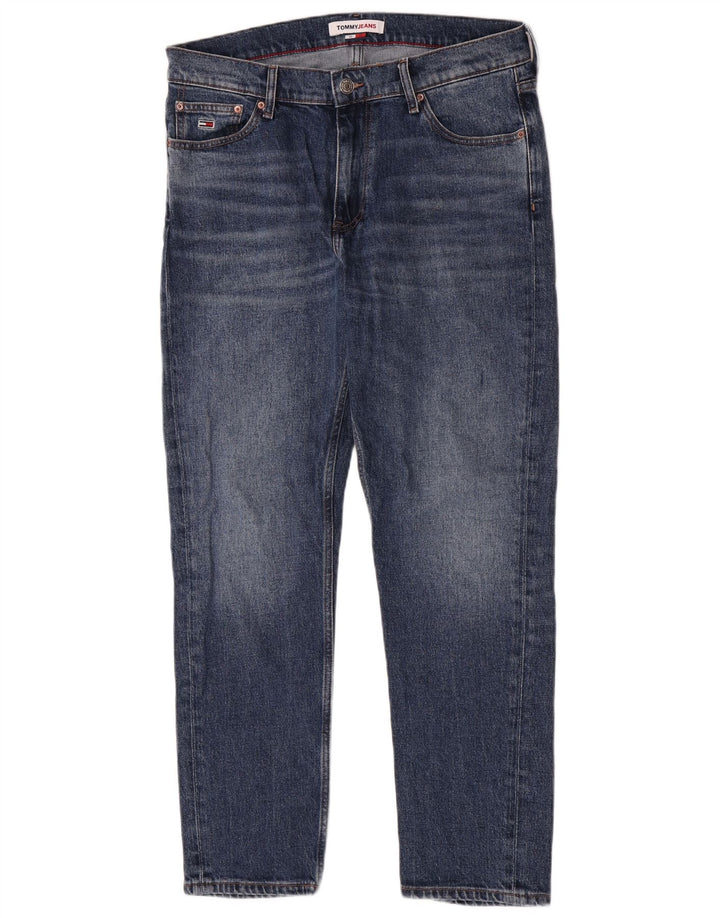 Męskie jeansy slim fit Tommy Hilfiger W32 L29 Niebieskie bawełniane