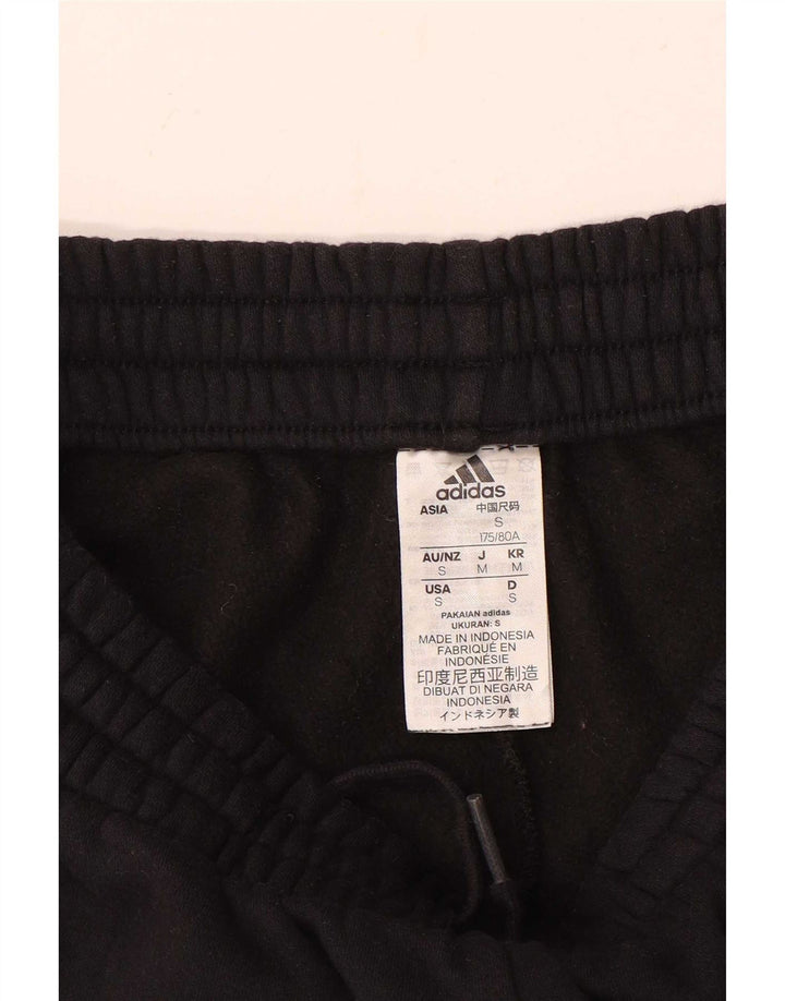 Męskie spodnie dresowe Adidas, małe, czarne, bawełniane