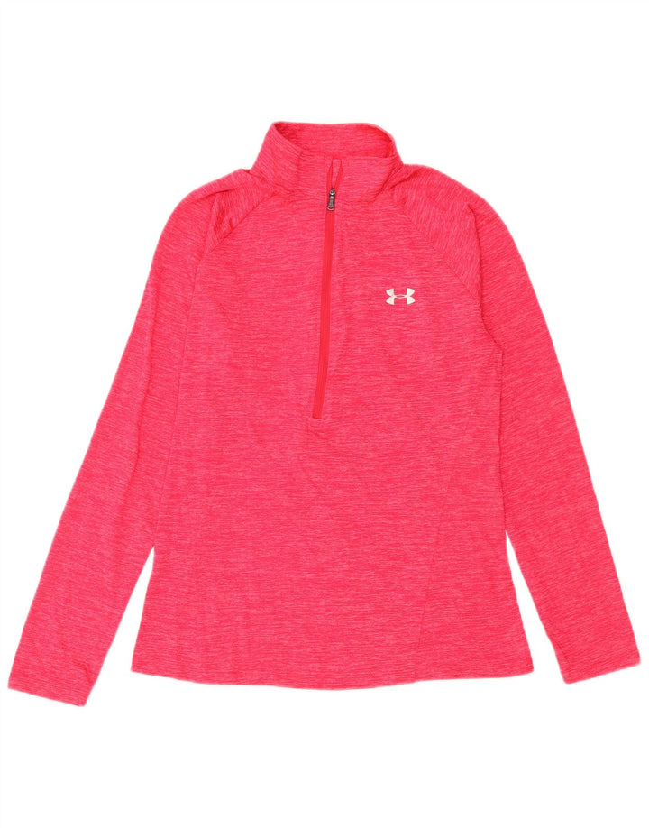 Damski top dresowy UNDER ARMOUR Heat Gear, UK 12, średni róż