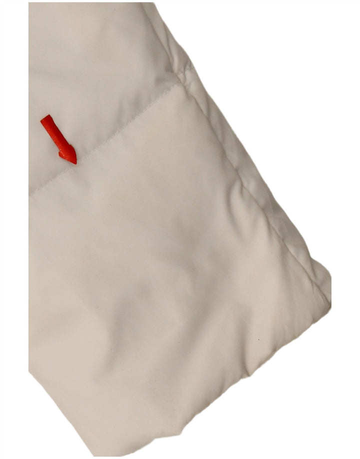 Damska ocieplana kurtka z kapturem Champion UK 14, średni biały poliester