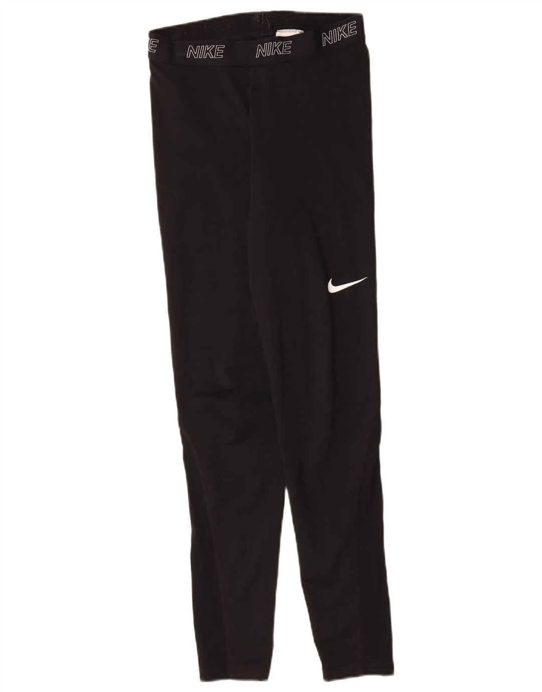Damskie legginsy Nike Graphic UK 12, średni czarny poliester