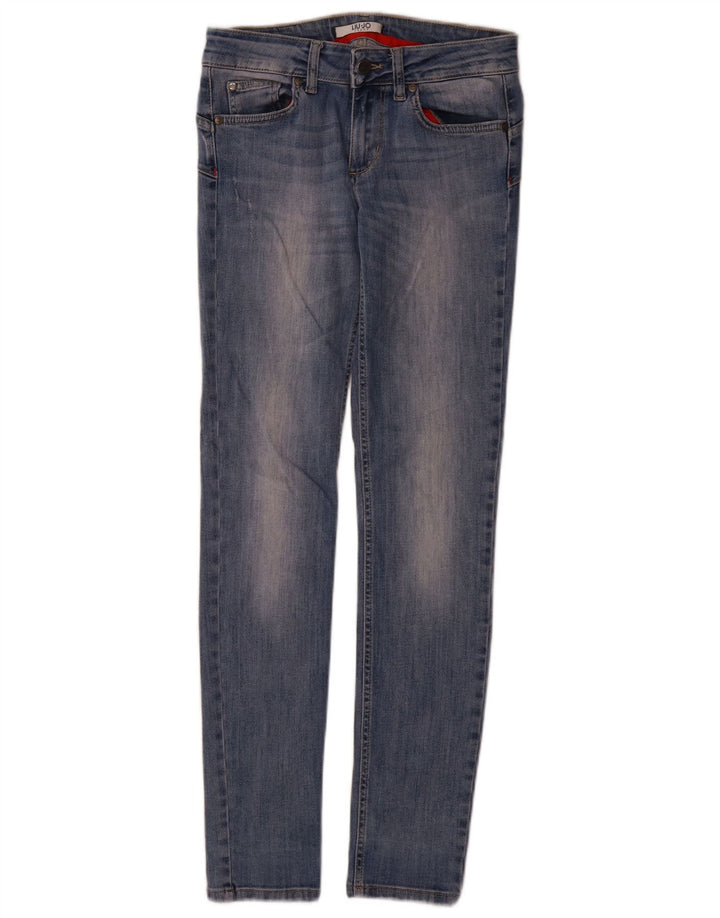 Damskie jeansy skinny Liu Jo W26 L31 Niebieskie
