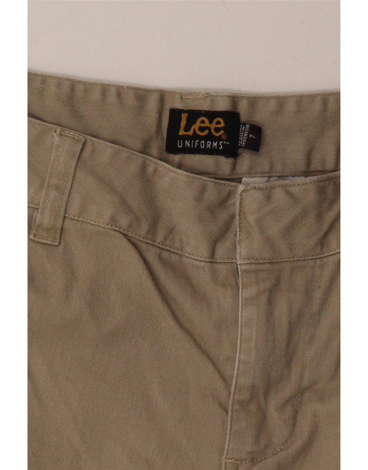 LEE Womens Casual Shorts US 7 Medium W30 Beige Cotton Vintage Lee and Second-Hand Lee from Messina Hembry 