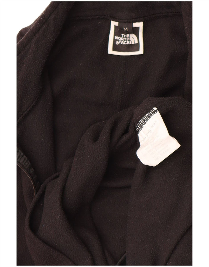 Damski sweter polarowy The North Face z zamkiem błyskawicznym, UK 14, średni czarny poliester