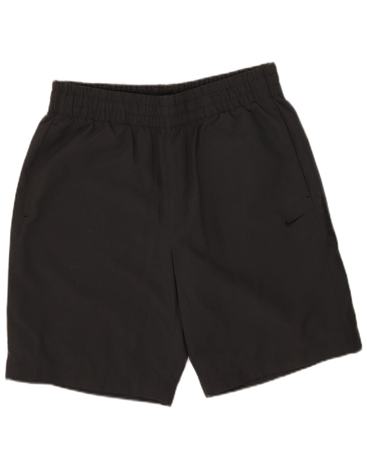 Męskie spodenki sportowe Nike, duże, szare, poliestrowe