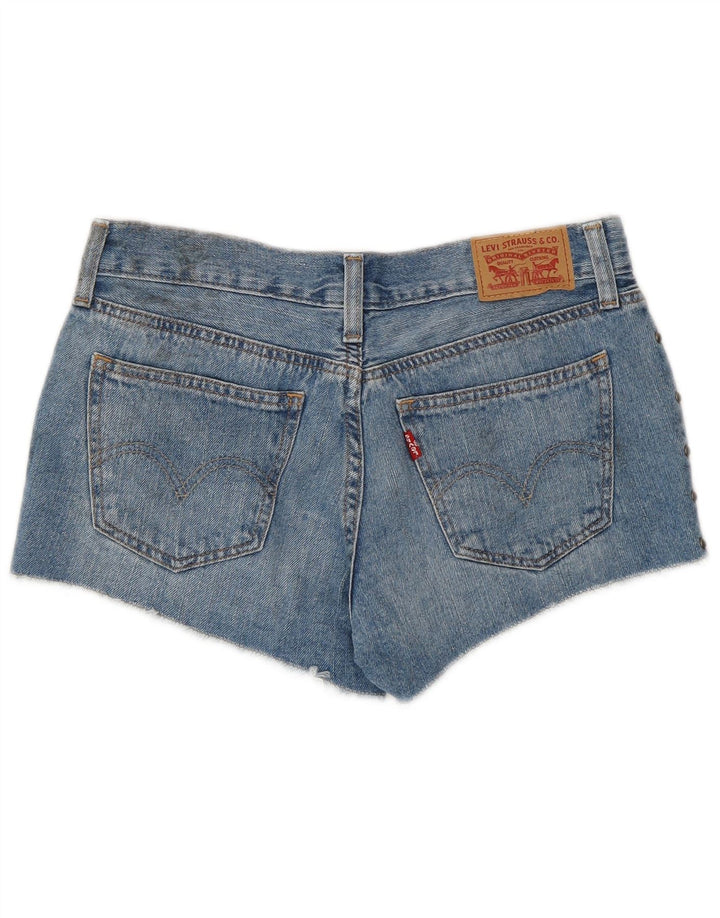 Damskie spodenki jeansowe Levi's W26 Small, niebieskie, bawełniane