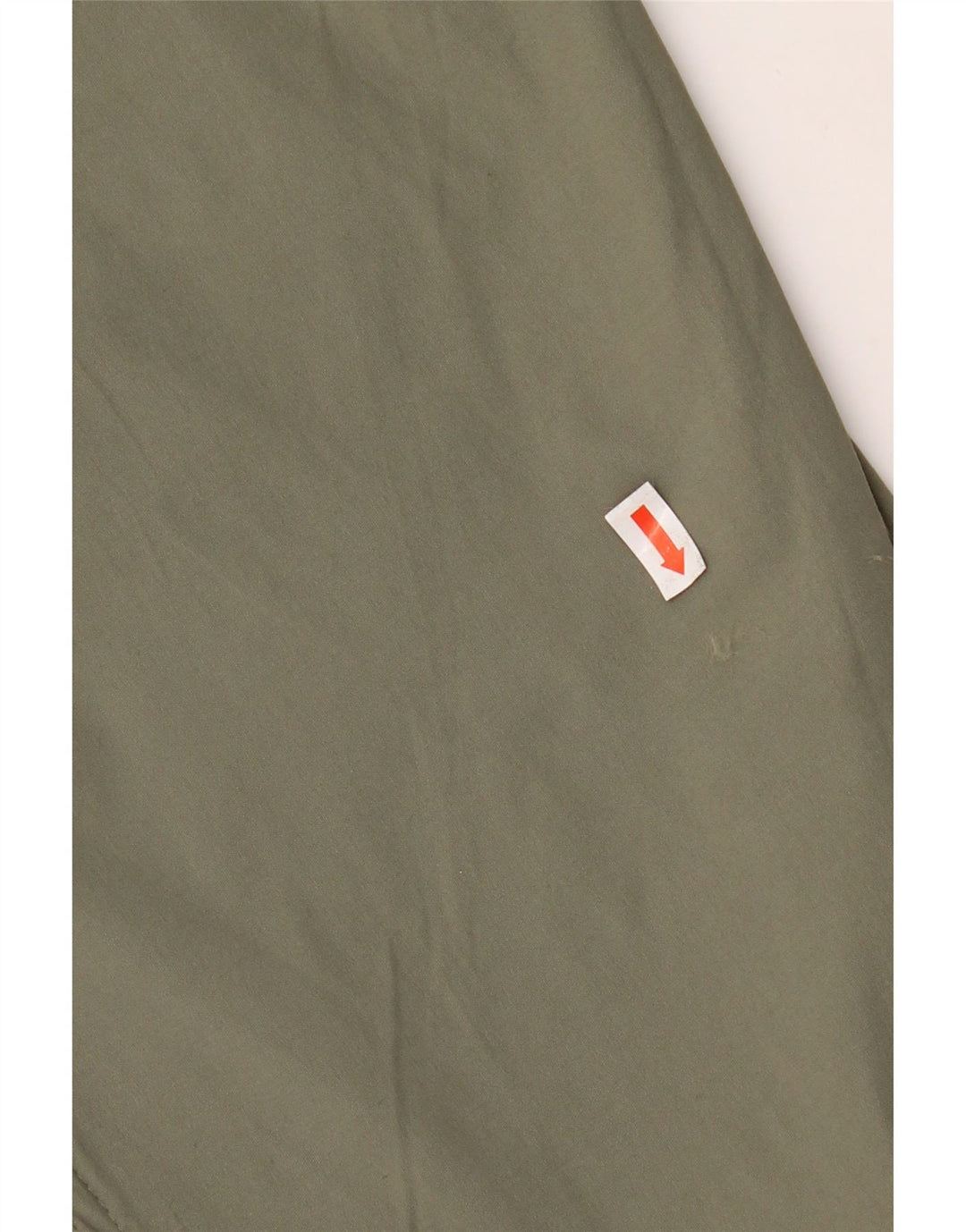 EDDIE BAUER Womens Slim Cargo Capri Trousers W36 L20 Green Nylon