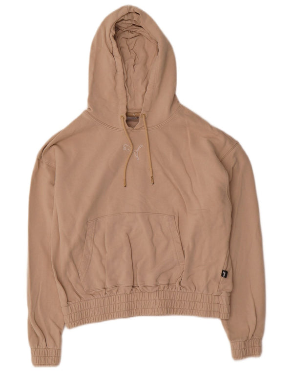 Damski sweter Puma Crop Oversize z kapturem UK 10 Small Beige