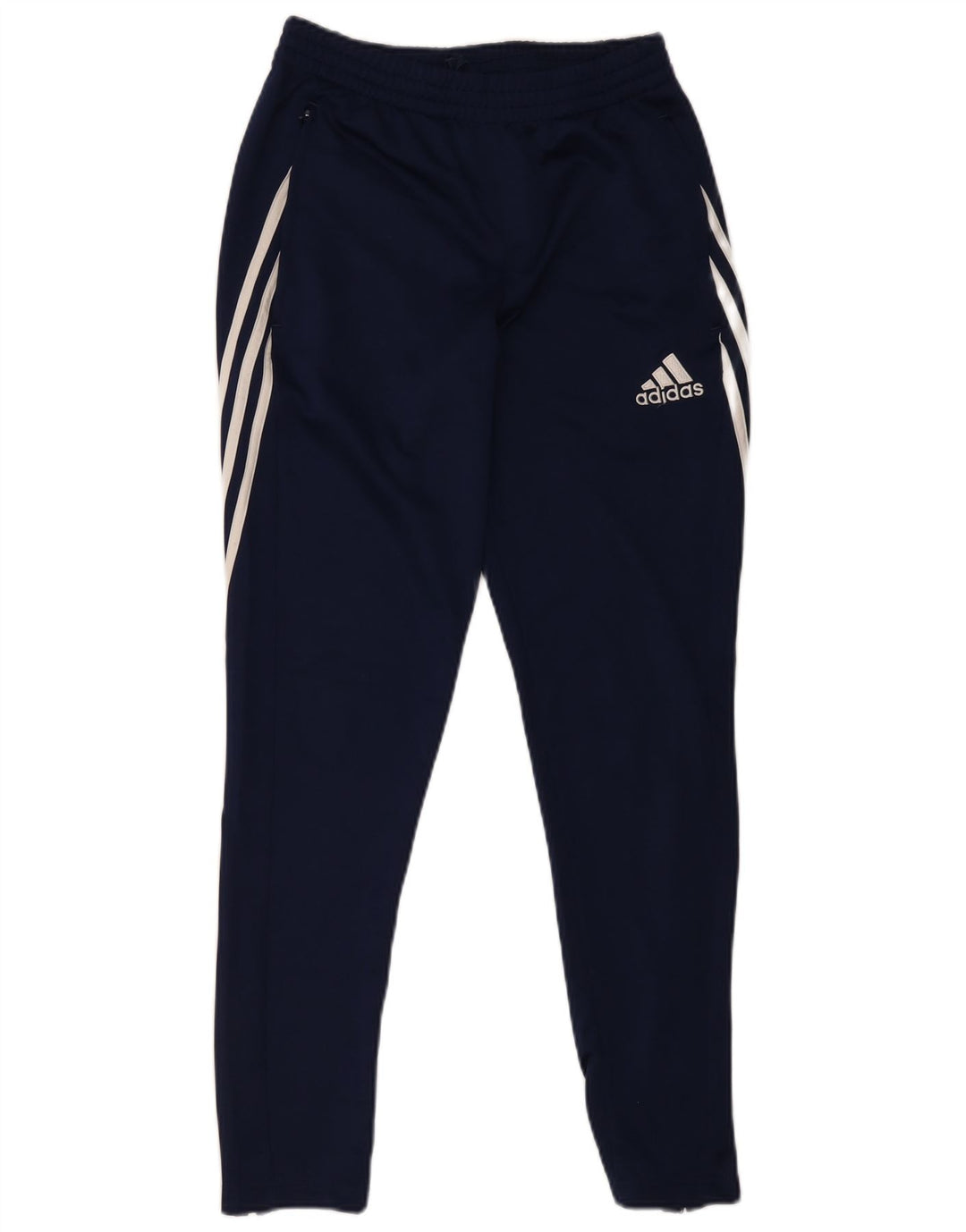 Męskie spodnie dresowe Adidas Climalite, małe, granatowe, z poliestru