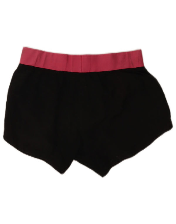 Damskie spodenki sportowe Nike Dri Fit UK 8, mały, czarny poliester z blokami kolorów