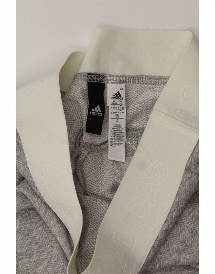 Damskie spodnie dresowe ADIDAS Graphic Joggers UK 8/10 Small Grey
