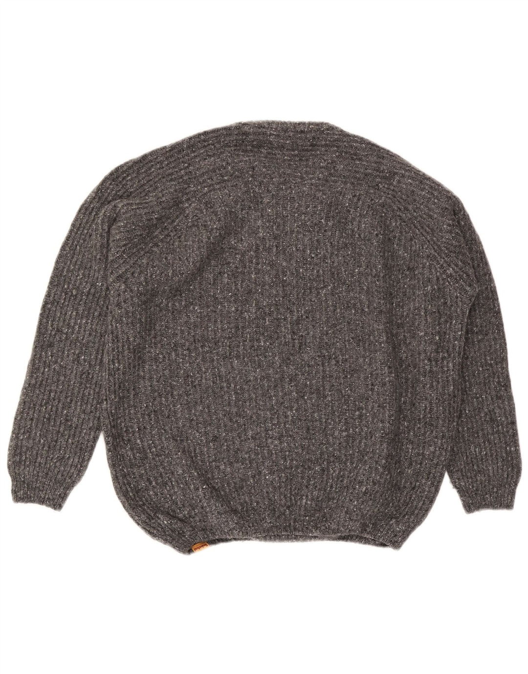 Męski sweter Timberland z okrągłym dekoltem, duży, szary, wełniany
