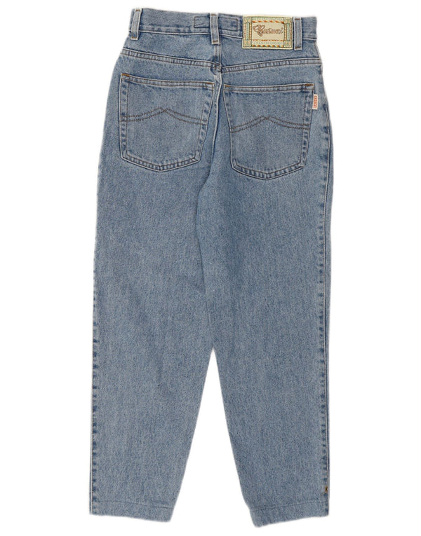 Damskie jeansy CASUCCI z wysokim stanem IT 42 Medium W26 L23 niebieskie