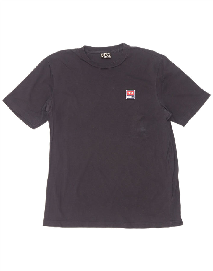 T-shirt męski Diesel, duży, granatowy, bawełniany