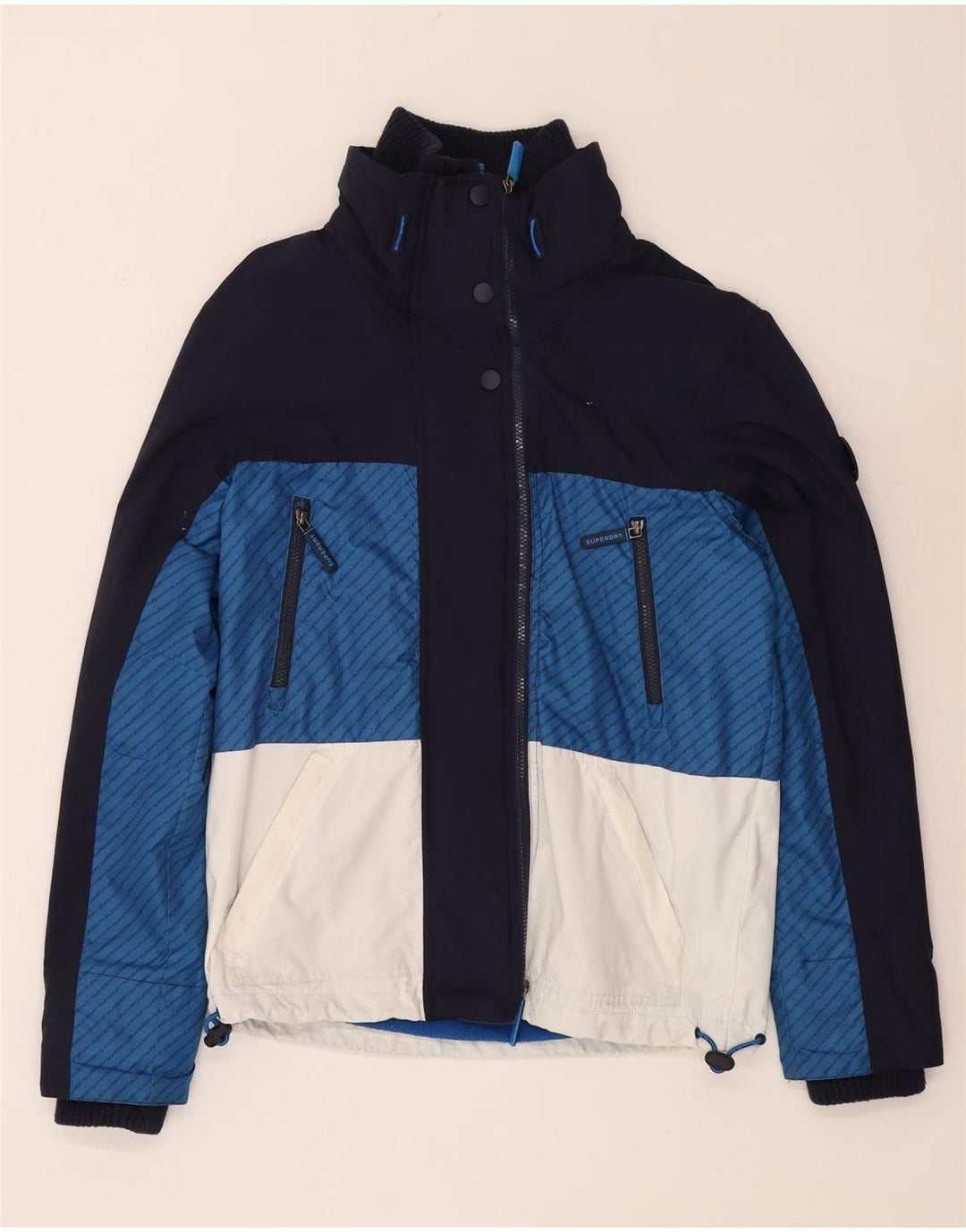Męska kurtka wiatrówka Superdry Windtrekker UK 38, średni granat