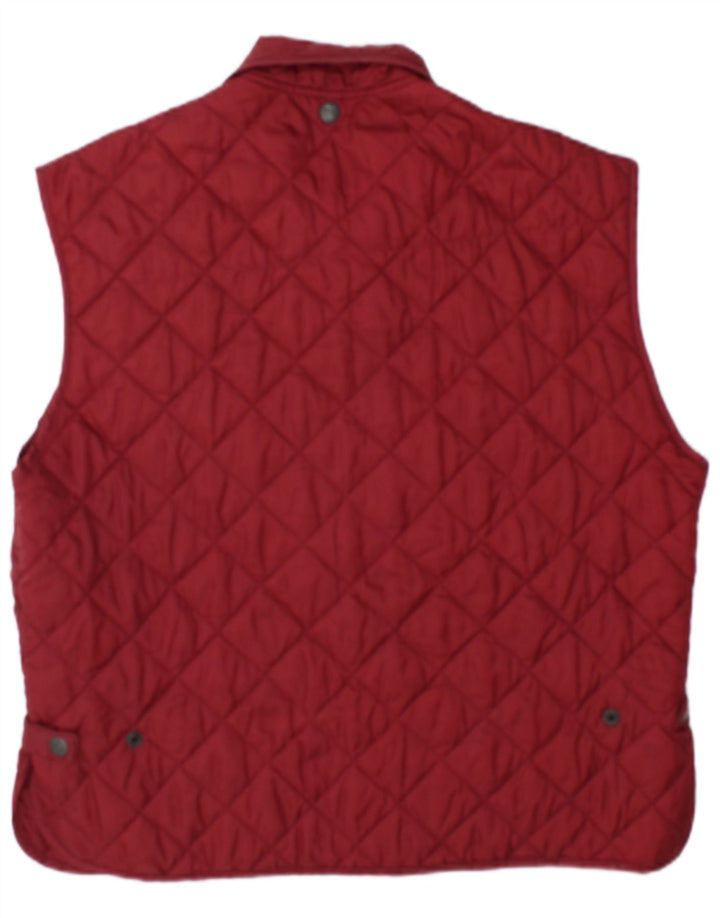 Męska pikowana kamizelka Vintage UK 38 Medium Burgund
