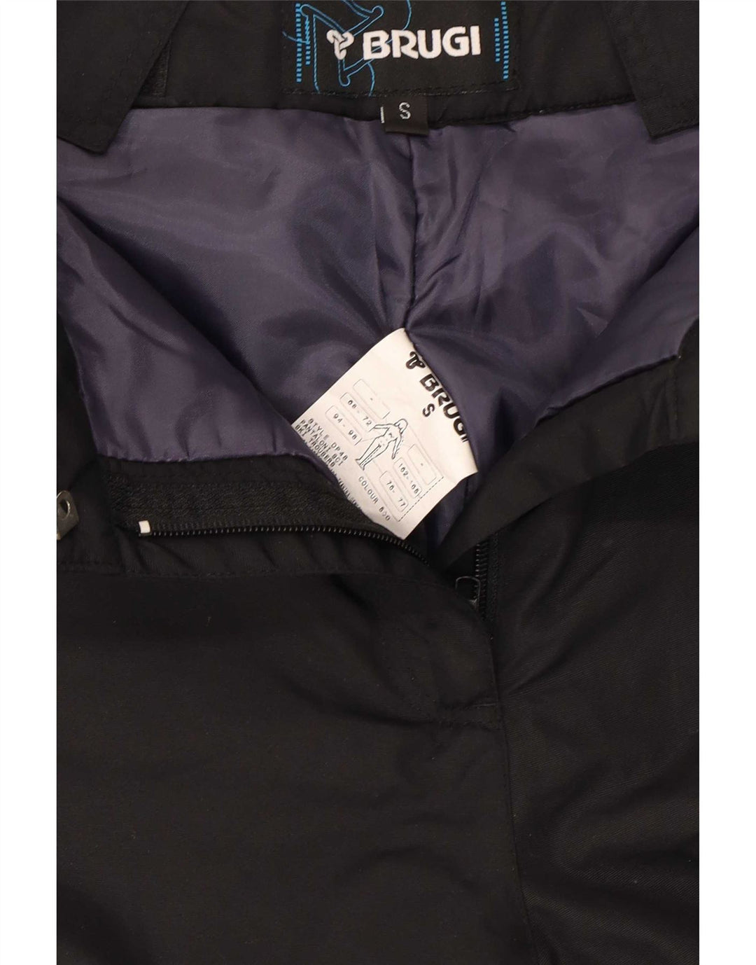 Damskie spodnie narciarskie Brugi UK 10 Small, czarne, poliamidowe