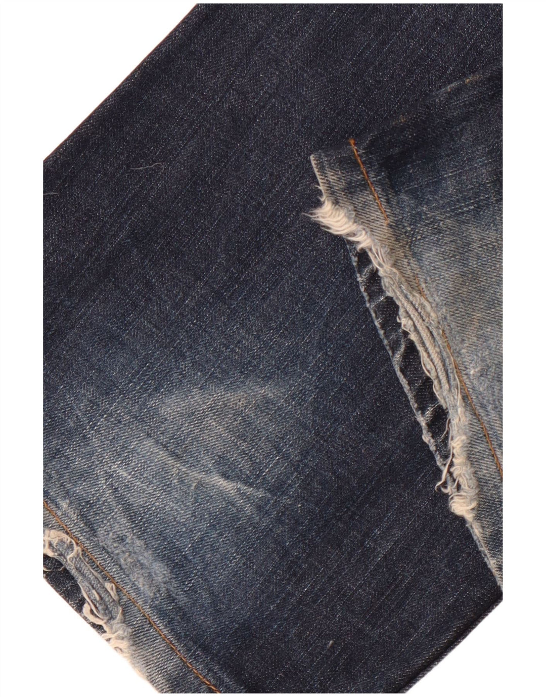 SUPERDRY Męskie proste dżinsy W32 L33 Niebieskie bawełniane