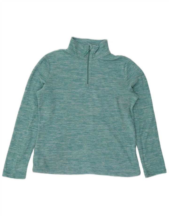 Damski sweter polarowy Mountain Warehouse UK 12 w kolorze średniego turkusu nakrapianego
