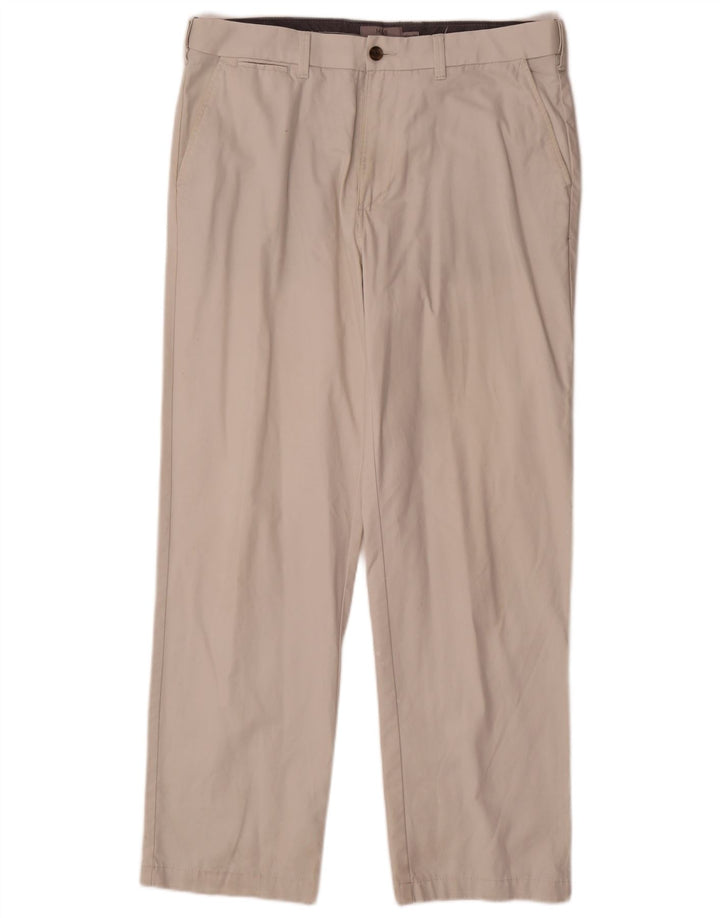 Marks & Spencer Męskie proste spodnie chino W36 L31 Off White