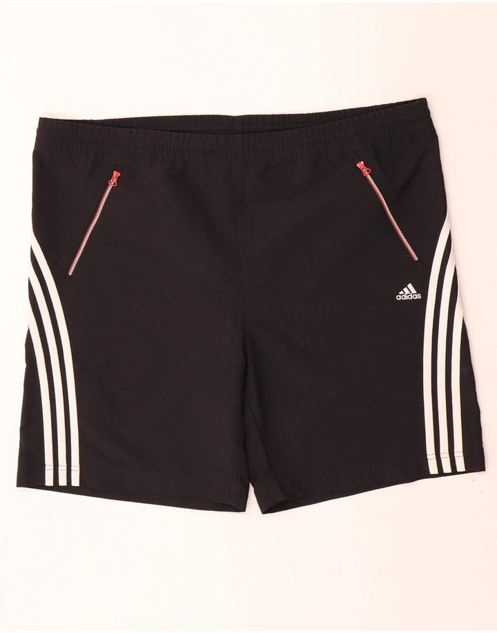 Męskie spodenki sportowe Adidas XL, czarne, poliestrowe