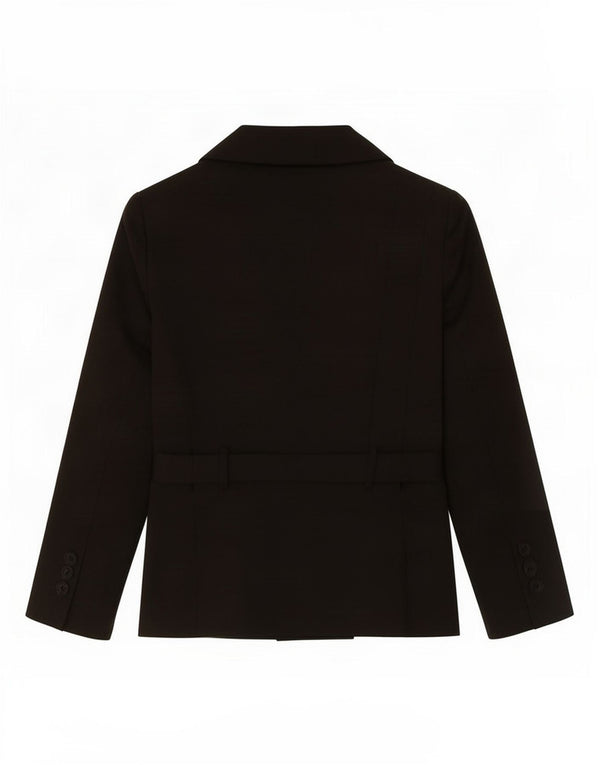 Damska marynarka Zara UK 18 XL, czarny poliester