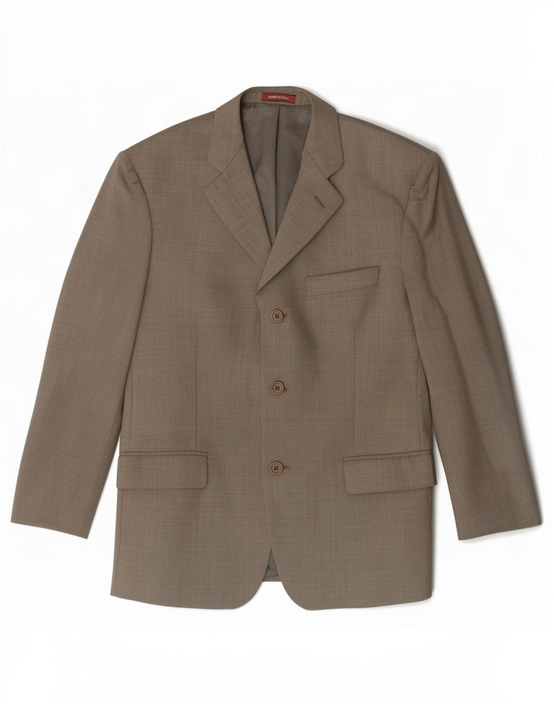Marks & Spencer Męska marynarka zapinana na 3 guziki UK 40 Medium Khaki, nowa wełna