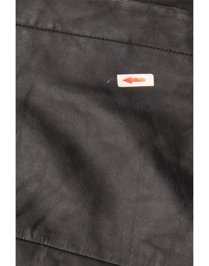 Damski płaszcz skórzany Helium UK 10 Small Black