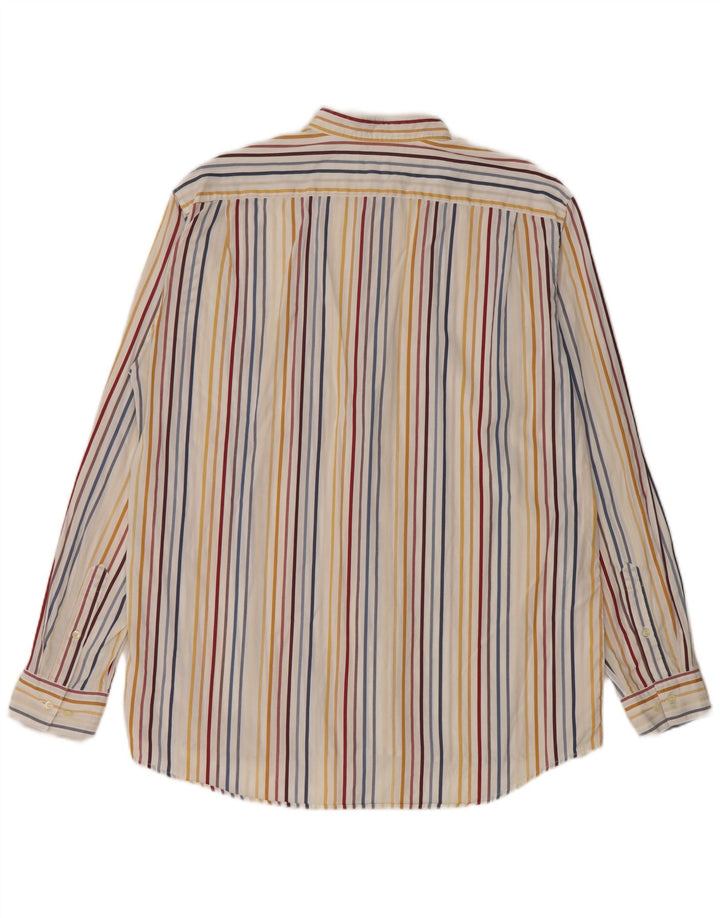 Koszula męska LACOSTE rozmiar 42, duża, bawełniana w kolorowe paski