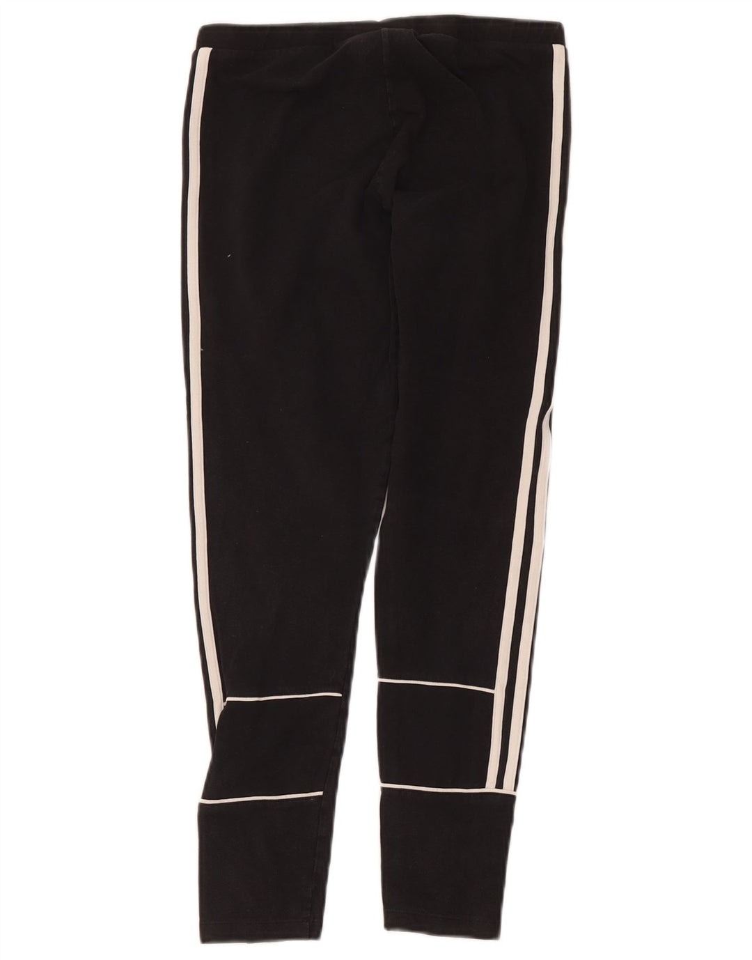 Damskie legginsy Adidas UK 12, średnie, czarne, bawełniane