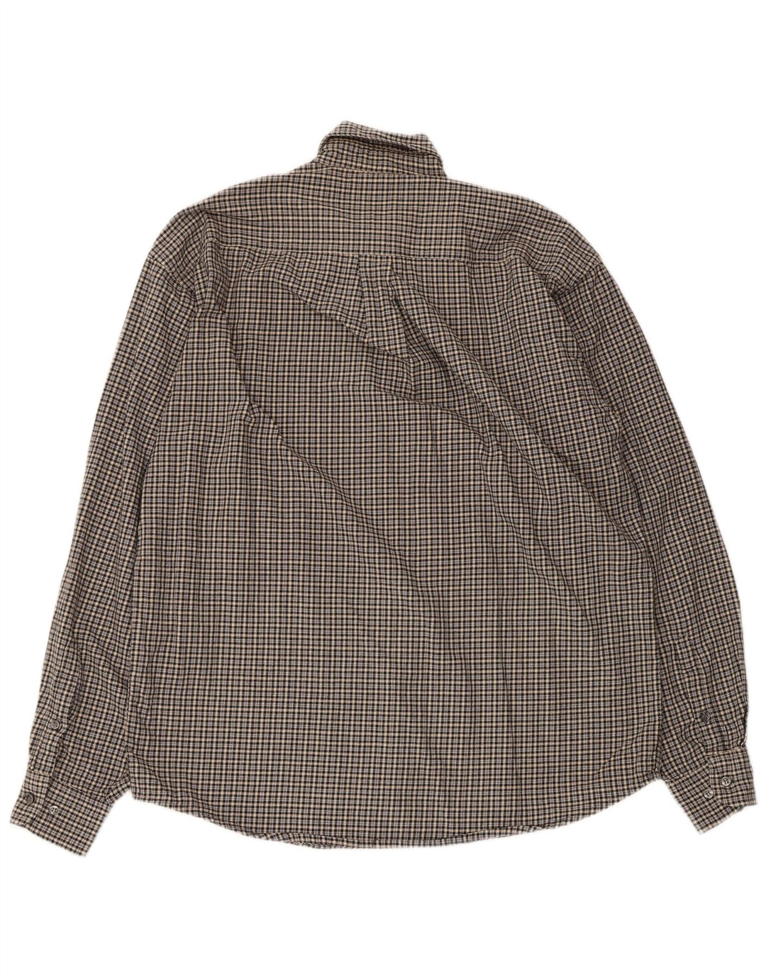 Koszula flanelowa męska Sergio Tacchini, bawełniana w szarą kratę