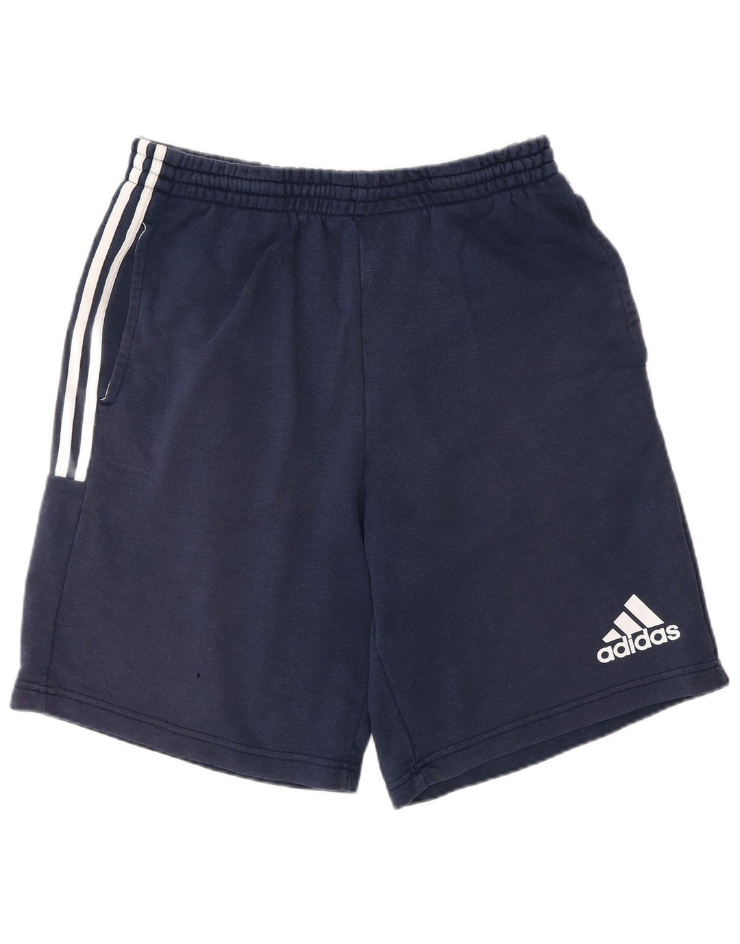 Męskie spodenki sportowe Adidas, duże, granatowe, bawełniane