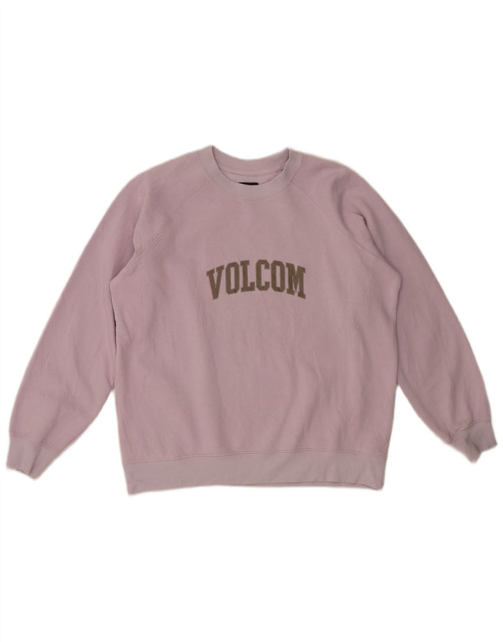 Damska bluza dresowa Volcom Graphic Oversize UK 14 średni fiolet