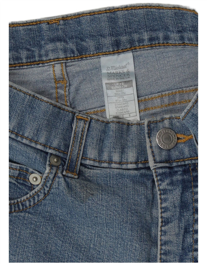 Damskie spodenki jeansowe Marks & Spencer UK 8 Small W23 Niebieskie, bawełniane