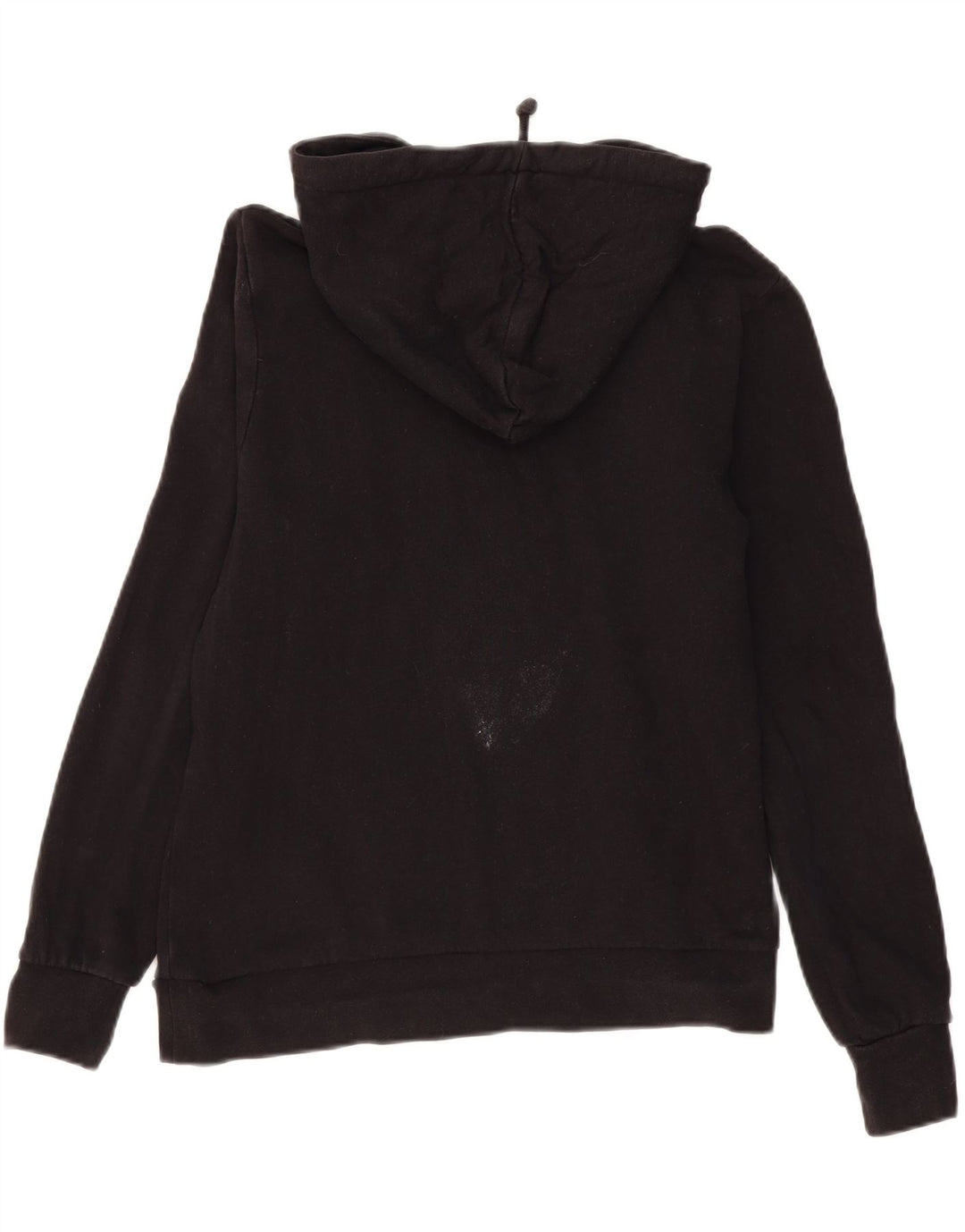 JACK & JONES Mens Graphic Hoodie Jumper Medium Black Vintage Jack & Jones and Second-Hand Jack & Jones from Messina Hembry 