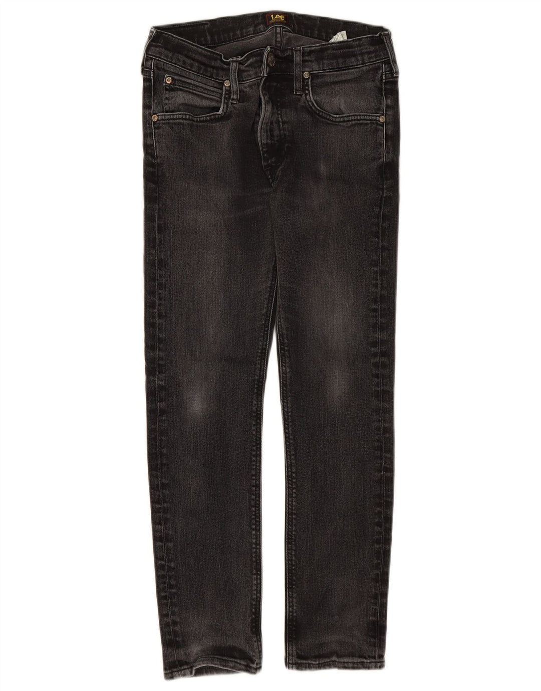 Damskie jeansy LEE Luke Slim W29 L26 Szara bawełna