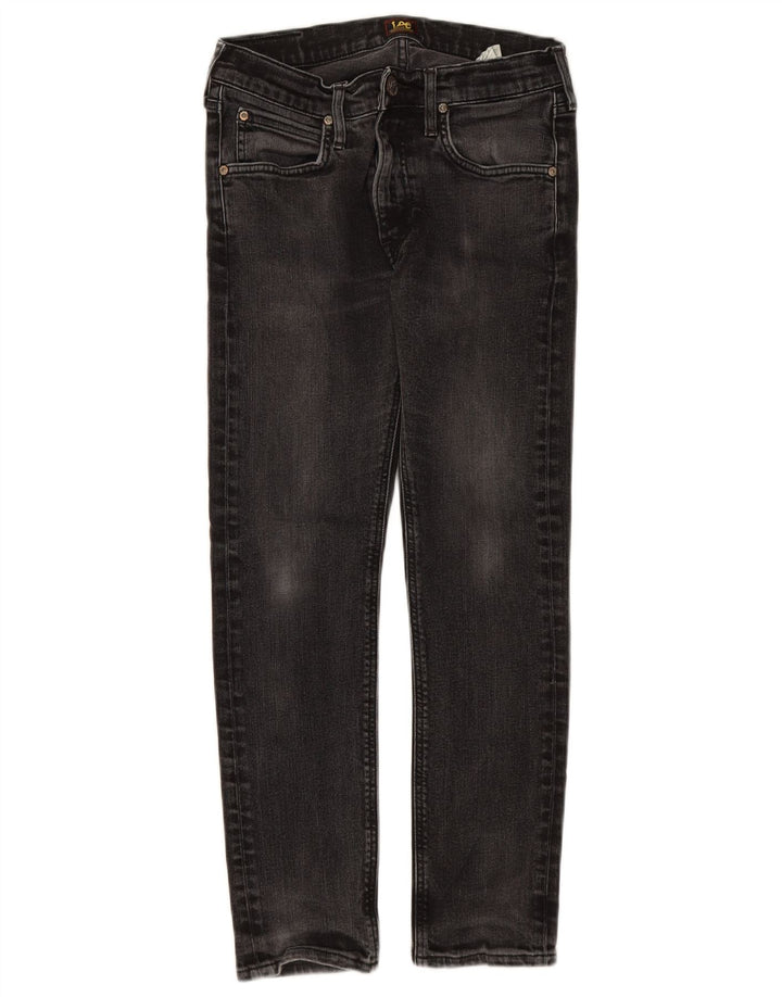 Damskie jeansy LEE Luke Slim W29 L26 Szara bawełna