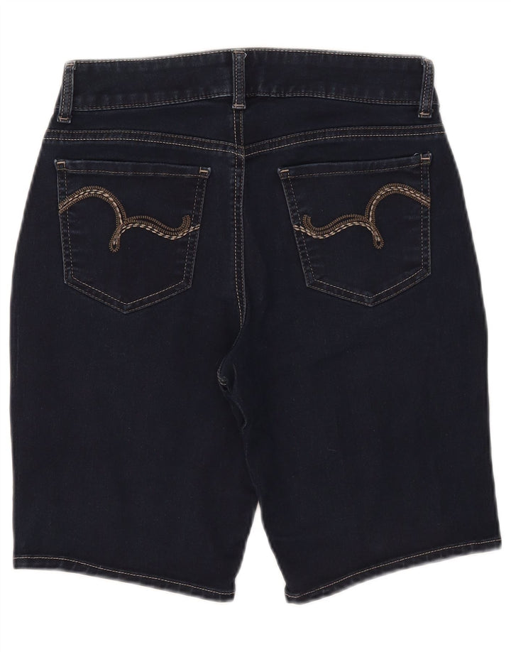 Damskie spodenki jeansowe Lee Riders Mid Rise Bermuda W28 Średni granat