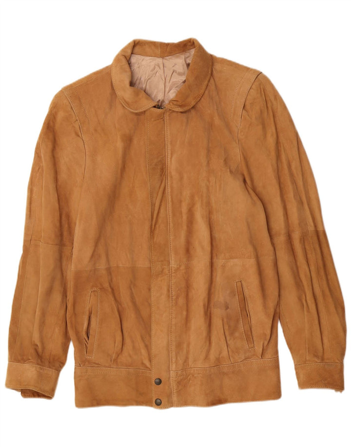 Vintage męska zamszowa kurtka IT 46 Small Beige