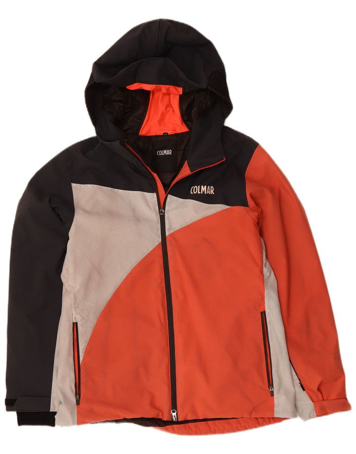 Męska kurtka wiatrówka COLMAR IT 50 z dużym różowym blokiem kolorów